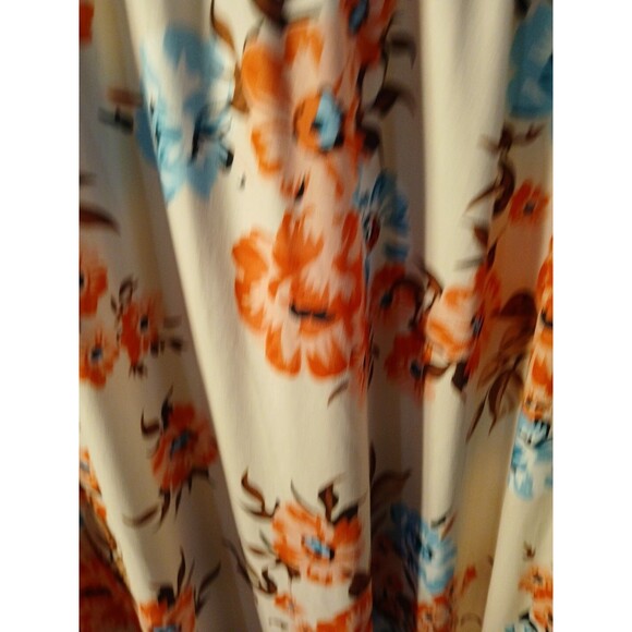 Blue Time- 3/4 Sleeve Pink/ Floral  Long Maxi Dress Womens Xlg  NWT SUPER CUTE - Picture 13 of 16